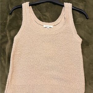 Z Supply Light Beige tan sweater tank xs nwt